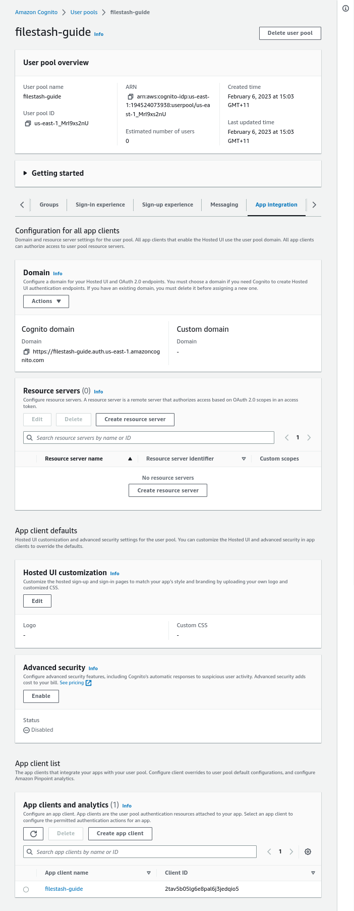 step7 client id in app integration tab