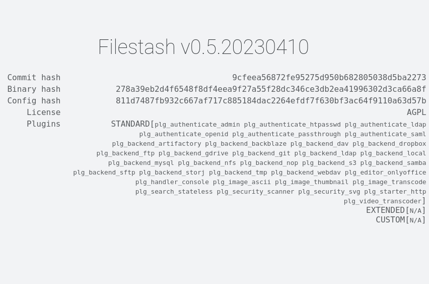 Filestash plugins